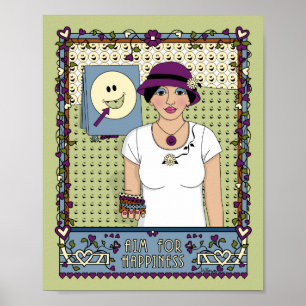 Doelstelling voor geluk_A_8x10 Poster
