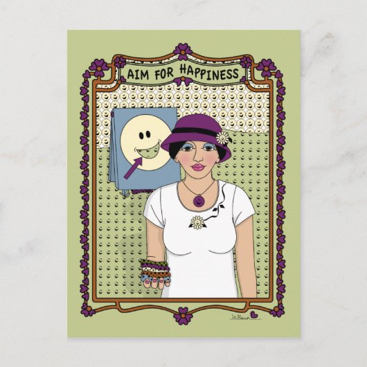 Doelstelling voor geluk_A_ Briefkaart (Voorkant)