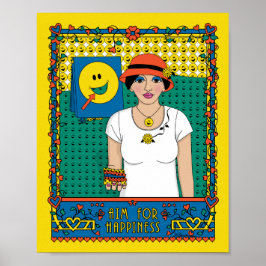 Doelstelling voor geluk_B_8x10 Poster