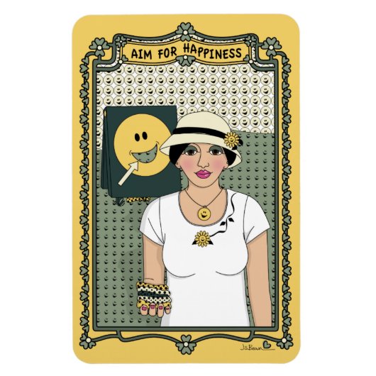 Doelstelling voor geluk_C_4x6 koelkast Magnet Magneet (Verticaal)