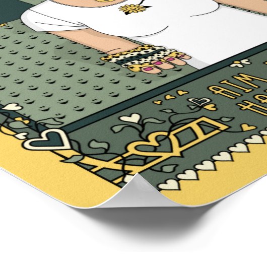 Doelstelling voor geluk_C_8x10 Poster (Hoek)