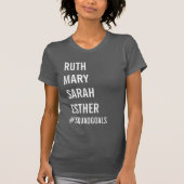 Doelstellingen bijbelplein t-shirt (Voorkant)