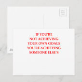 DOELSTELLINGEN BRIEFKAART (Voorkant / Achterkant)