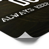 Doelstellingen - Hustle, Gym, Succes - Tijger Moti Poster (Hoek)