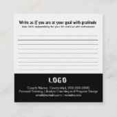 Doelstellingen Kaart Vierkante Visitekaartje (Achterkant)