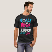 Doelstellingen of baas van gender grootmoeder houd t-shirt (Voorkant volledig)