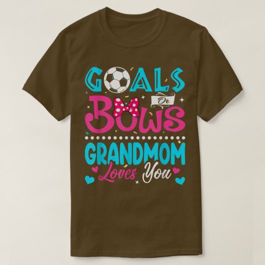 Doelstellingen of bogen Grappig grootmoeder houdt T-shirt (Design voorkant)