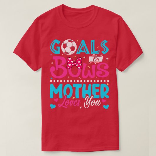 Doelstellingen of bogen Grappig Moeder houdt van j T-shirt (Design voorkant)