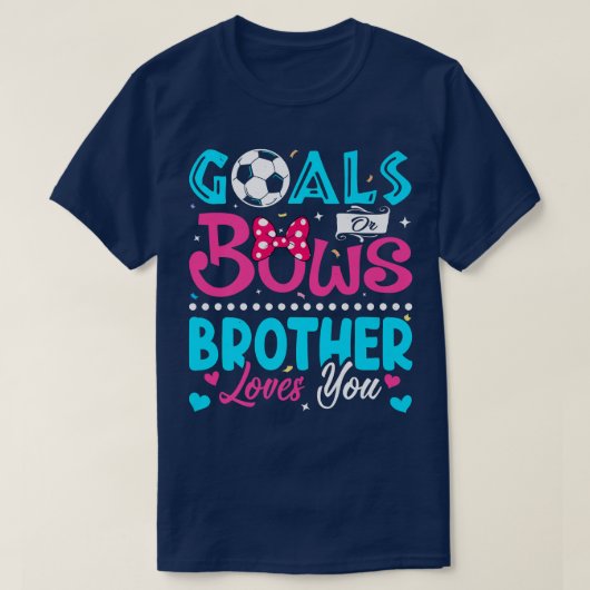 Doelstellingen of bogen grappige broeder houdt van t-shirt (Design voorkant)