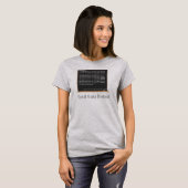 Doelstellingen op het bord t-shirt (Voorkant volledig)