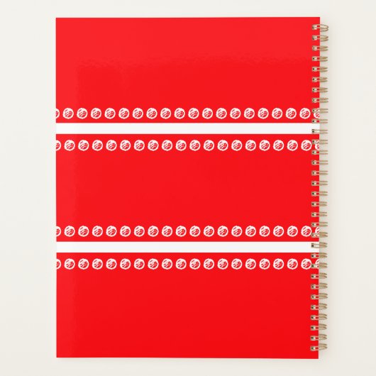 Doelstellingen Plannen Dreams Red Planner (Achterkant)