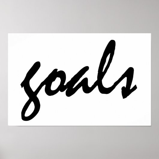 Doelstellingen Poster (Voorkant)