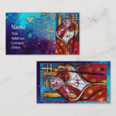 DOELSTELLINGEN VAN DE VERLIESTE SCHADOWS/POPE, HIE VISITEKAARTJE (Voorkant / Achterkant)