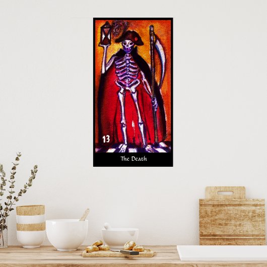 DOELSTELLINGEN VAN DE VERLORENDE SCHADE DE Dood Poster (Keuken)