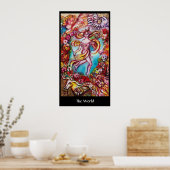 DOELSTELLINGEN VAN DE VERLORENDE SCHADEN VAN DE we Poster (Keuken)