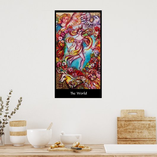 DOELSTELLINGEN VAN DE VERLORENDE SCHADEN VAN DE we Poster (Keuken)