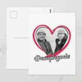 Doelstellingen van het Lesbische liefdespaar: G.St Briefkaart (Voorkant / Achterkant)