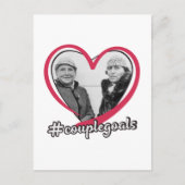 Doelstellingen van het Lesbische liefdespaar: G.St Briefkaart (Voorkant)