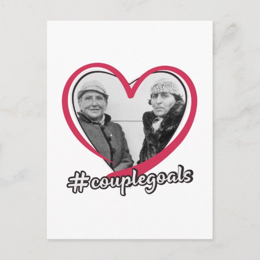 Doelstellingen van het Lesbische liefdespaar: G.St Briefkaart (Voorkant)