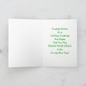 Doelstellingen voor Afghaanse hond Blauw Feestdagen Kaart (Binnen)