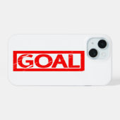 Doelstempel iPhone 15 Case (Achterkant horizontaal)