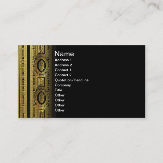 Doelsubstraat 3D fractal Visitekaartje (Voorkant)