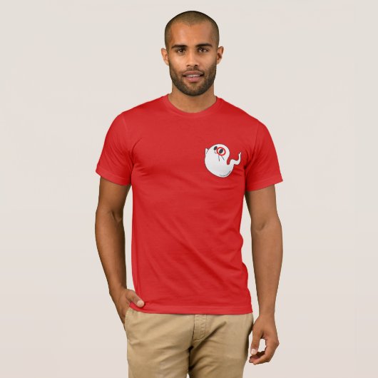 Doelteamlid Funny Ghost T-shirt (Voorkant volledig)