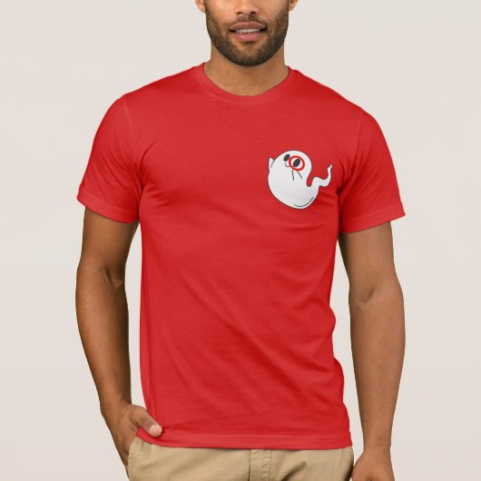 Doelteamlid Funny Ghost T-shirt (Voorkant)