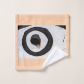 doeltranen omhoog bad handdoek (Wasdoekje)