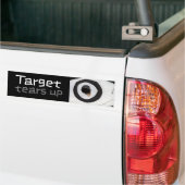 doeltranen omhoog bumpersticker (Op Truck)