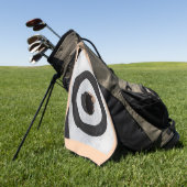 doeltranen omhoog golfhanddoek (Groen)