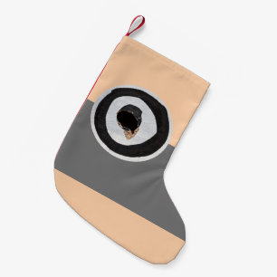 doeltranen omhoog kleine kerstsok