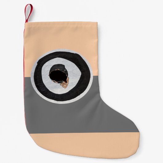 doeltranen omhoog kleine kerstsok (Voorkant)