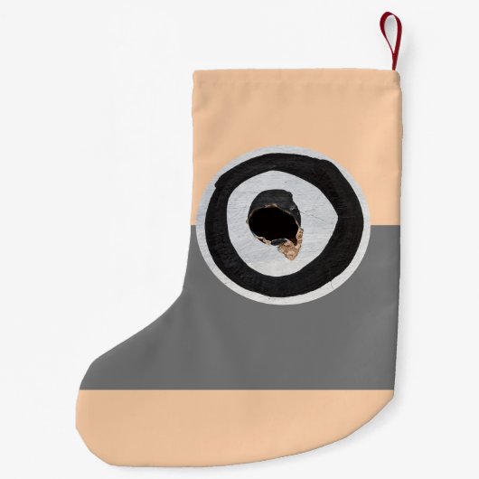 doeltranen omhoog kleine kerstsok (Achterkant)