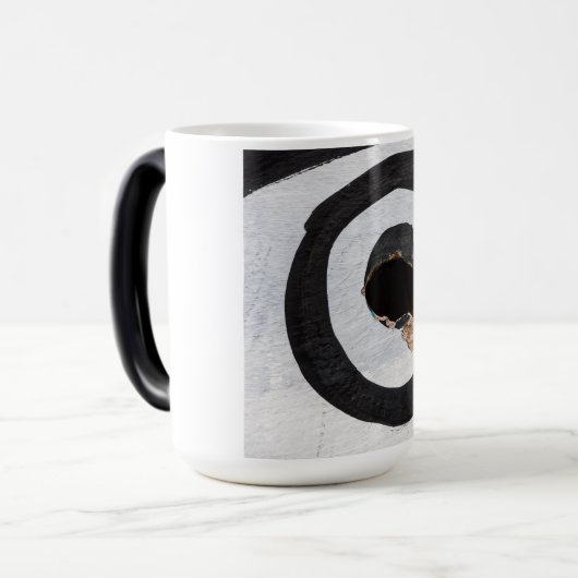 doeltranen omhoog magische mok (Voorkant links)