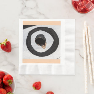 doeltranen omhoog servet