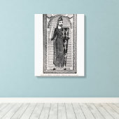 Doeltreffendheid van Geoffrey Plantagenet Canvas Afdruk (Insitu (Houten vloer))