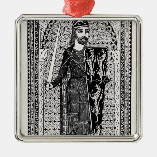 Doeltreffendheid van Geoffrey Plantagenet Metalen Ornament (Voorkant)