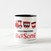 Doeltrein - bestemming: geweldige - mok (Center)