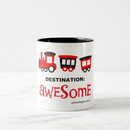 Doeltrein - bestemming: geweldige - mok (Center)