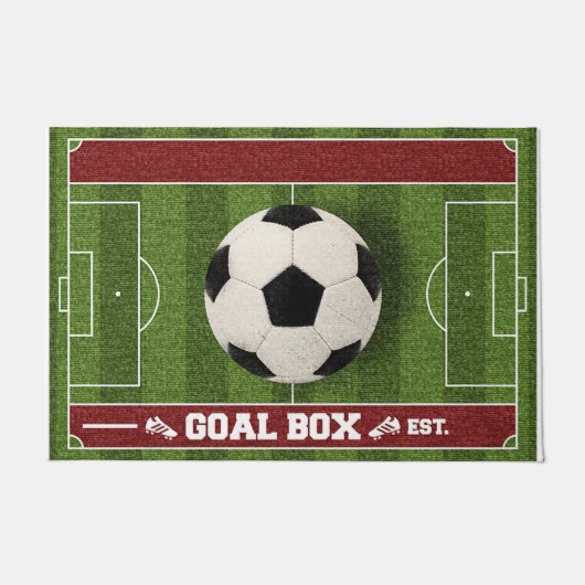 Doelvak Ontwerp Tapijt, Voetbal Deurmat (Voorkant)