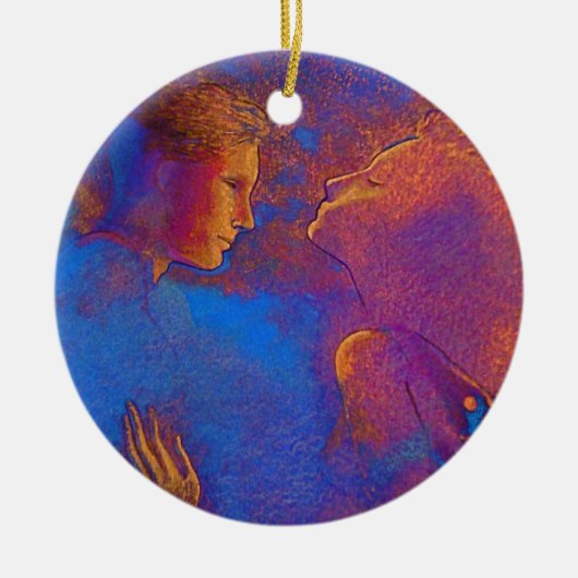 doelversiering keramisch ornament (Voorkant)