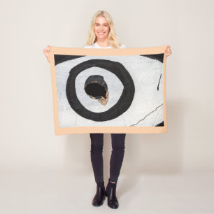 doelwit scheurt op vlaandeken fleece deken