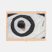 doelwit scheurt op vlaandeken fleece deken (Voorkant (Horizontaal))