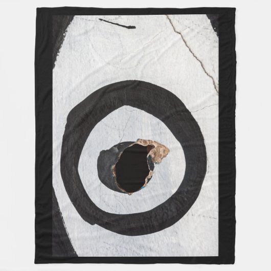 doelwit scheurt op vlaandeken fleece deken (Voorkant)