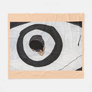 doelwit scheurt op vlaandeken fleece deken