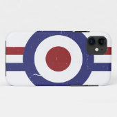 Doelwit van getande en geweerde modder Case-Mate iPhone case (Achterkant (horizontaal))