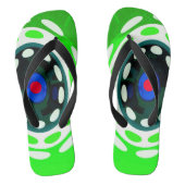 Doelwit zomer mode teenslippers (Voetbed)