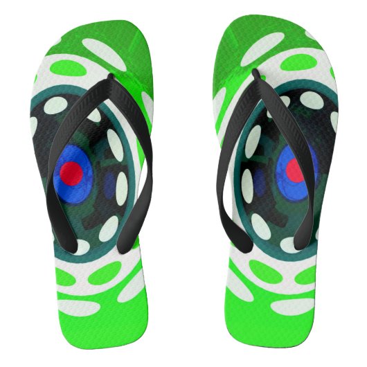 Doelwit zomer mode teenslippers (Voetbed)