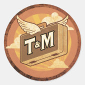 doelwitbagage ronde sticker (Voorkant)